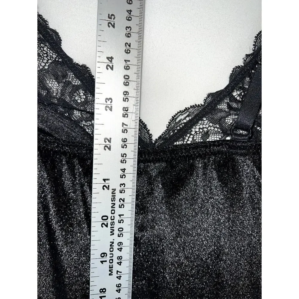 Gilligan & Omalley Lingerie Women’s Large Black Sleeveless 100% Polyester